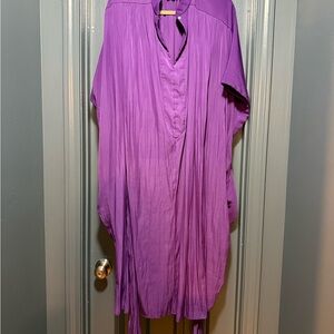 Elegant Purple Tunic Dress